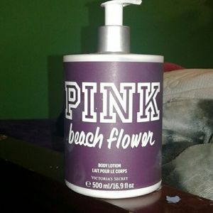 Pink beach flower body lotion